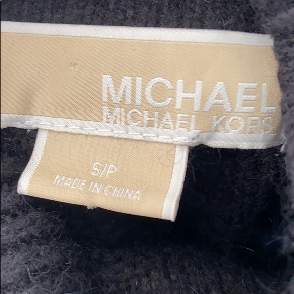 ‘MICHAEL KORS’ Black Short Sleeve Turtleneck - Picture 6 of 7